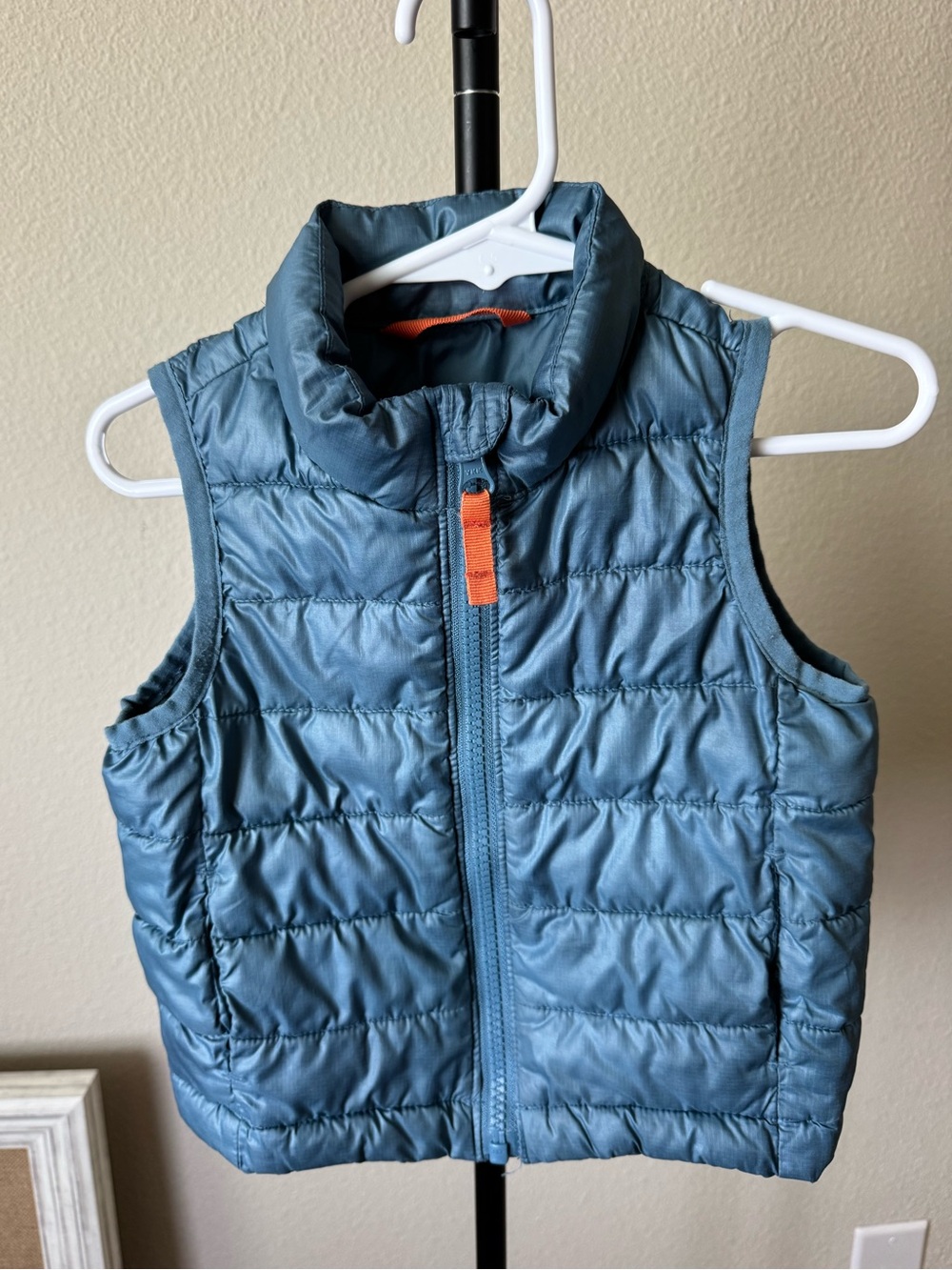 Primary Toddler Blue Quilted Puffer Vest